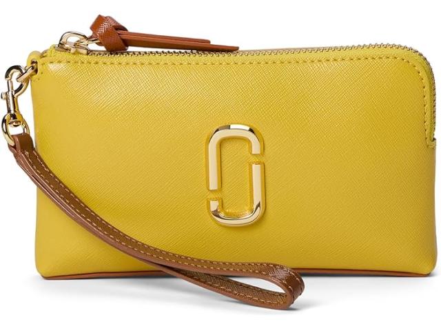 (取寄) マークジェイコブス レディース ザ スナップショット リスレット Marc Jacobs women The Snapshot Wristlet Joy Yellow Multi