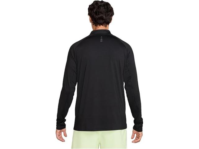 (取寄) ナイキ メンズ ストライド ドライ-フィット 1/4-ジップ ランニング トップ Nike men Stride Dri-FIT 1/4-Zip Running Top Black/Reflective Silver