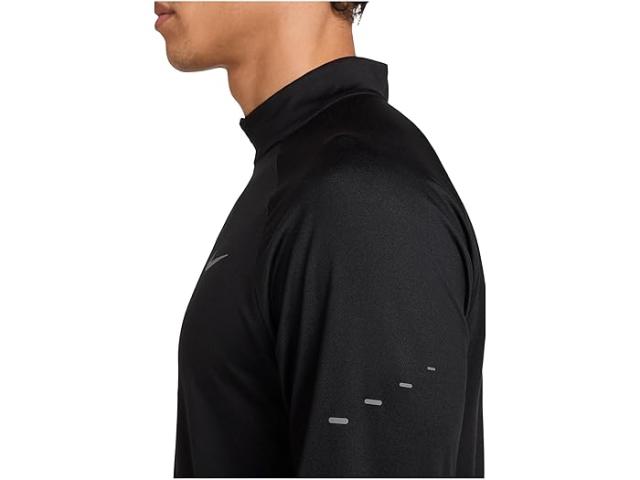 (取寄) ナイキ メンズ ストライド ドライ-フィット 1/4-ジップ ランニング トップ Nike men Stride Dri-FIT 1/4-Zip Running Top Black/Reflective Silver