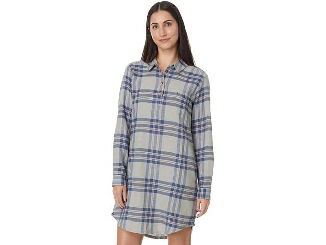 (取寄) トードアンドコー レディース リ-フォーム ポップオーバー ロング スリーブ ドレス Toad&Co women Toad&Co Re-Form Popover Long Sleeve Dress Basalt Lg Scale