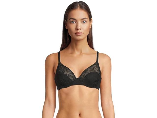 (取寄) ナトリ レディース プリティ スムース シームレス アンダーワイヤー Natori women Pretty Smooth Seamless Underwire Black