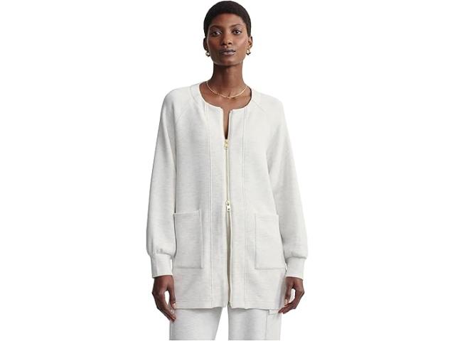 (取寄) バーリー レディース オーガスタ ジップ スルー Varley women Augusta Zip Through Ivory Marl