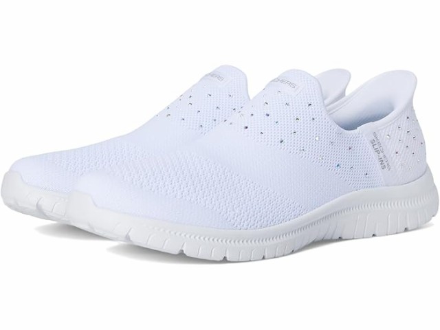 (取寄) スケッチャーズ レディース バーチュー スターライト ハンズ フリー スリップ-インス SKECHERS women SKECHERS Virtue Starlight Hands Free Slip-Ins Whiteの通販は