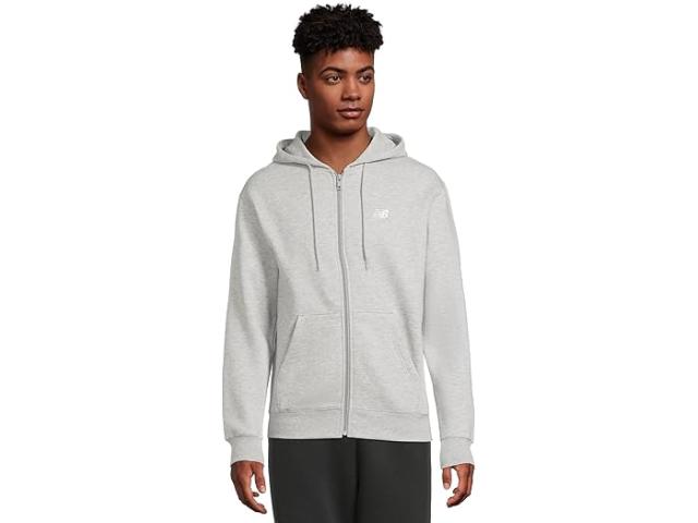(取寄) ニューバランス メンズ スポーツ エッセンシャル ロゴ フリース フル ジップ New Balance men Sport Essentials Logo Fleece Full Zip Athletic Greyの通販は