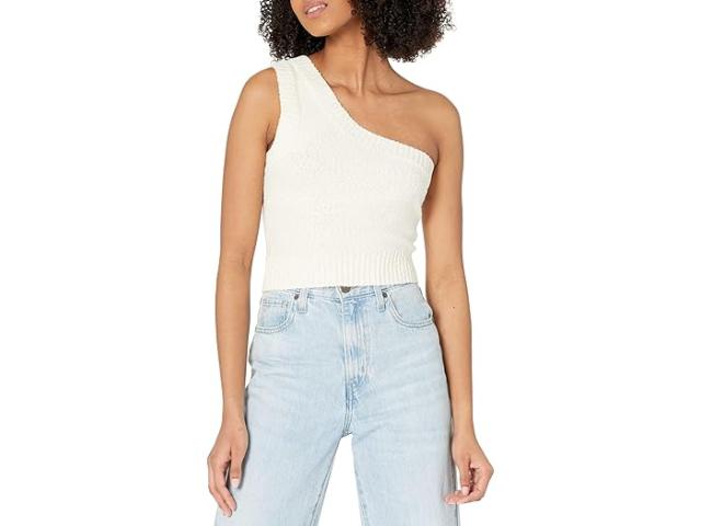 (取寄) メイドウェル レディース クイン ワン ショルダー タンク Madewell women Madewell Quinn One Shoulder Tank Antique Creamの通販は 5,306円