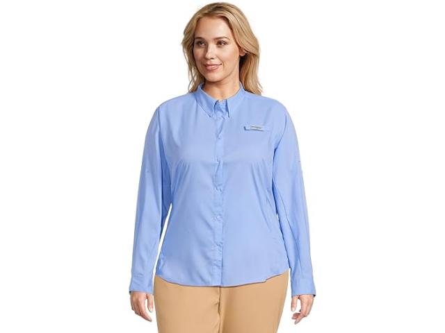(取寄) コロンビア レディース プラス サイズ タミアミ リ L/S シャツ Columbia women Plus Size Tamiami II L/S Shirt White Cap