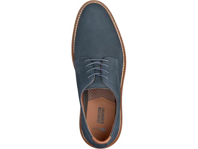 (取寄) ジョンストン&マーフィー メンズ アップトン プレーン トゥ Johnston & Murphy men Johnston & Murphy Upton Plain Toe Navy Nubuck
