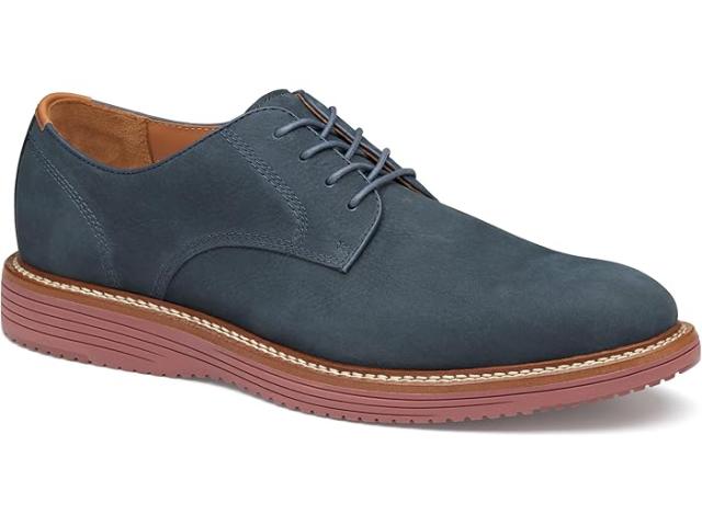 (取寄) ジョンストン&マーフィー メンズ アップトン プレーン トゥ Johnston & Murphy men Johnston & Murphy Upton Plain Toe Navy Nubuck