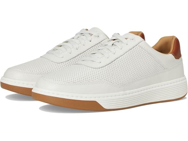 (取寄) ジョンストン&マーフィー メンズ ドーソン パーフェド U-スロート Johnston & Murphy men Dawson Perfed U-throat White