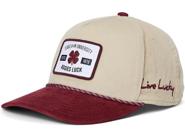 (取寄) ブラッククローバー テキサス A&M レガシー アジャスタブル スナップバック ハット Black Clover Texas A&m Legacy Adjustable Snapback Hat Natural/Maroon/Corduroy With Rope Hd Patch