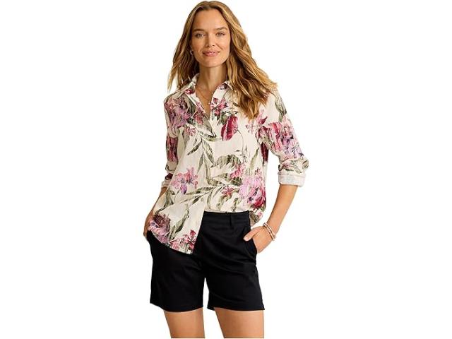 (取寄) トミーバハマ レディース オーキッド アイル ロング スリーブ リラックスド-フィット シャツ  Bahama women Orchid Isle Long Sleeve Relaxed Shirt Coconut