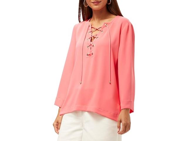 (取寄) トリーナターク レディース カタマラン トップ Trina Turk women Catamaran Top Coral Crushの通販は