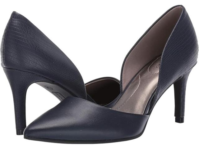 (取寄) バンドリーノ レディース グレノウ ヒール Bandolino women Grenow Heel Navy Smooth/Lizard