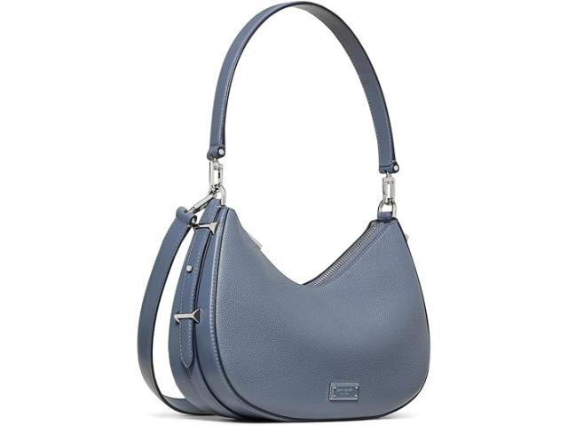 (取寄) ケイトスペード レディース リブ ペブルド レザー コンバーチブル ショルダー Kate Spade New York women Liv Pebbled Leather Convertible Shoulder Cinder Grey