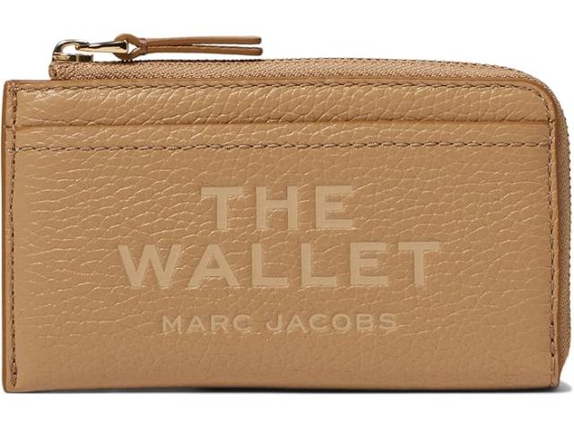 (取寄) マークジェイコブス レディース ザ レザー トップ ジップ マルチ ウォレット Marc Jacobs women The Leather Top Zip Multi Wallet Camel