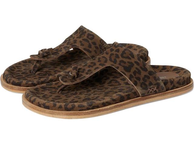(取寄) フリーピープル レディース ミカ フットベッド サンダル Free People women Mika Footbed Sandal Chestnut Leopard Suede