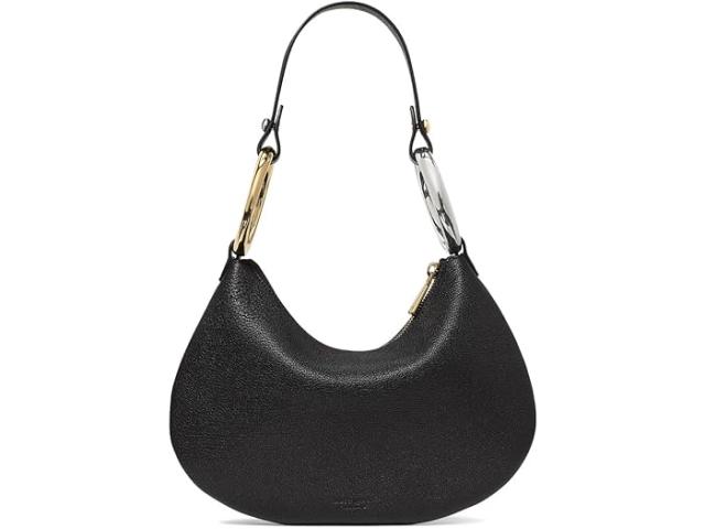 (取寄) ケイトスペード レディース ザ バングル ペブルド レザー バッグ Kate Spade New York women The Bangle Pebbled Leather Bag Black