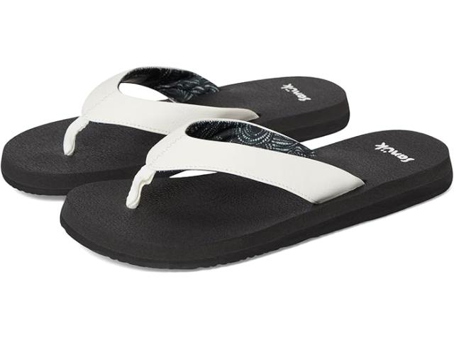 (取寄) サヌーク レディース ヨガ マット リ Sanuk women Yoga Mat II White/Black