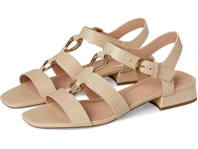 (取寄) コールハーン レディース リアンナ リンク サンダル Cole Haan women Lyanna Link Sandals Oat Lizard Print Leather