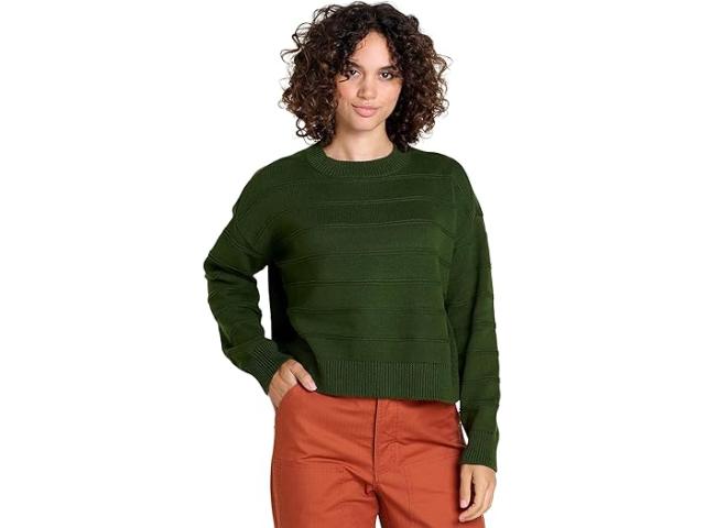(取寄) トードアンドコー レディース ビアンカ リ クルー セーター Toad&Co women Bianca II Crew Sweater Epidote