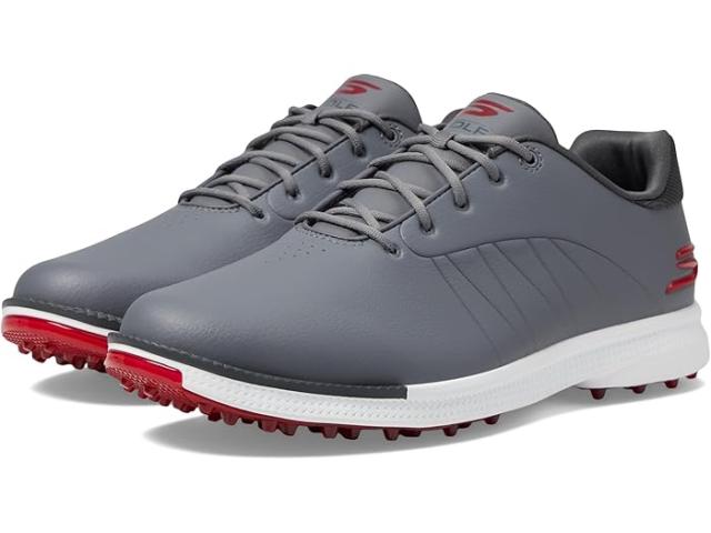 (取寄) スケッチャーズ ゴルフ メンズ テンポ GF Skechers GO GOLF men Skechers GO GOLF Tempo GF Grey/Redの通販は