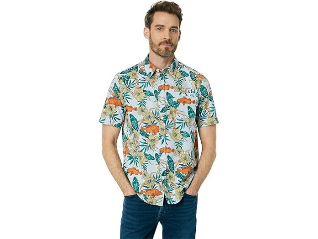 (取寄) ソルティ クルー メンズ ロック パイルズ ショート スリーブ ウーブン Salty Crew men Rock Piles Short Sleeve Woven Light Blue