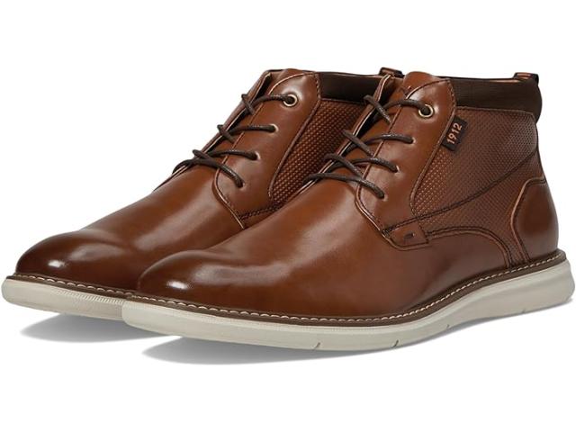(取寄) ナン ブッシュ メンズ チェイス プレーン トゥ チャッカ コンテンポラリー ファッション ブーツ Nunn Bush men Chase Plain Toe Chukka Contemporary Fashion Boot Cognac