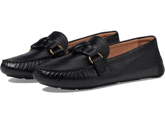 (取寄) コールハーン レディース エミー ノット ドライバーズ Cole Haan women Emmie Knot Ds Black Leather