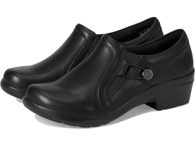 (取寄) クラークス レディース アンジー ホリー Clarks women Angie Holly Black Leather