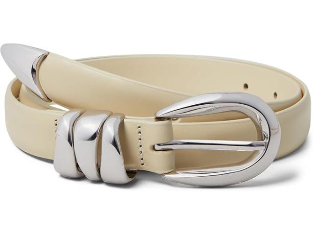 (取寄) メイドウェル レディース トリプル メタル キーパー ベルト Madewell women Madewell Triple Metal Keeper Belt Ecruの通販は