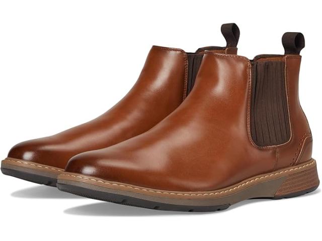 (取寄) ステイシー アダムス メンズ プラット チェルシー ブーツ Stacy Adams men Platt Chelsea Boots Cognac