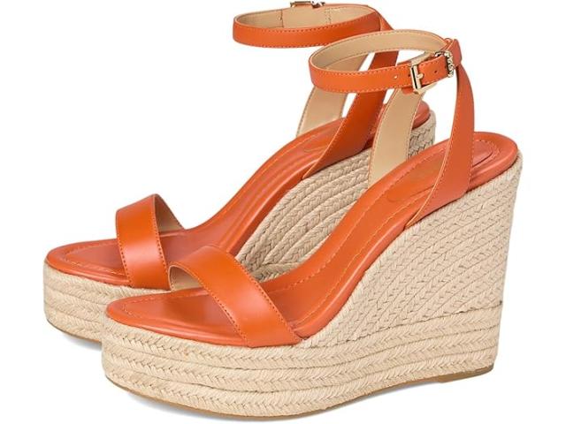 (取寄) マイケルコース レディース レイトン ウェッジ MICHAEL Michael Kors women Leighton Wedge Orange Punch