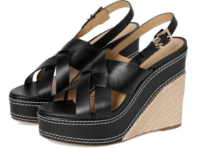 (取寄) マイケルコース レディース ノラ ウェッジ MICHAEL Michael Kors women Nora Wedge Black