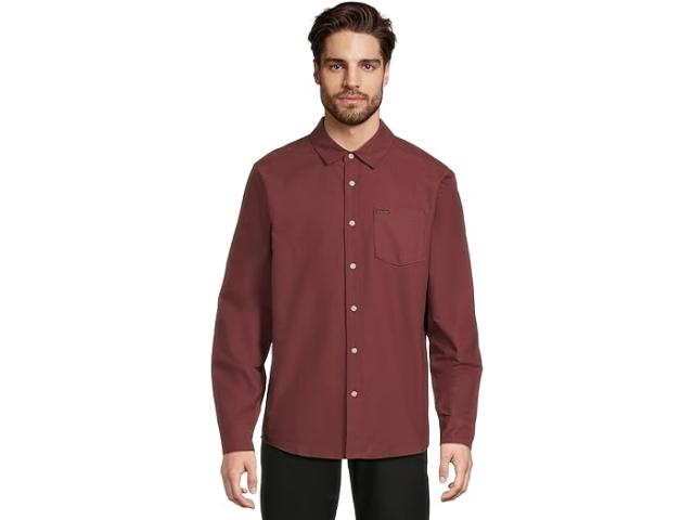 (取寄) ボルコム メンズ ヴィーコ オックスフォード ロング スリーブ Volcom men Veeco Oxford Long Sleeve Merlot