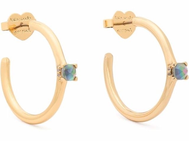 (取寄) ケイトスペード レディース リトル フープス Kate Spade New York women Little Luxuries Hoops Abalone/Goldの通販は