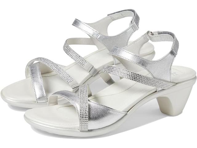 (取寄) ナオト レディース イノベイト Naot women Naot Innovate Soft Silver Leather/Clear Rhinestonesの通販は