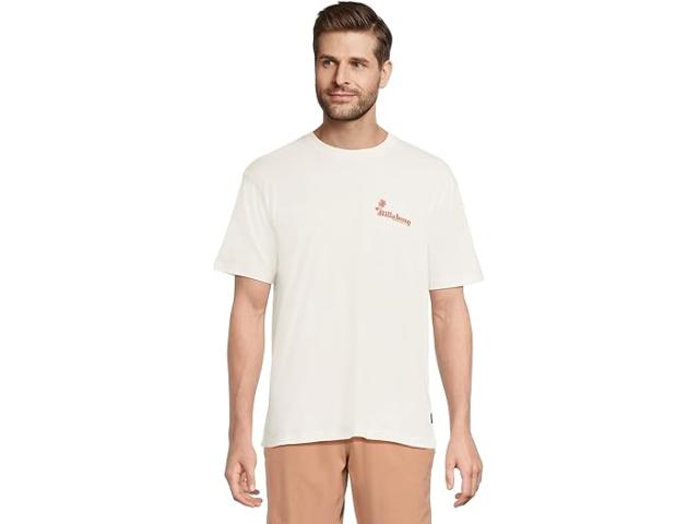 (取寄) ビラボン メンズ チェッキング イン レギュラー ショート スリーブ Billabong men Checking In Regular Short Sleeve Off-White