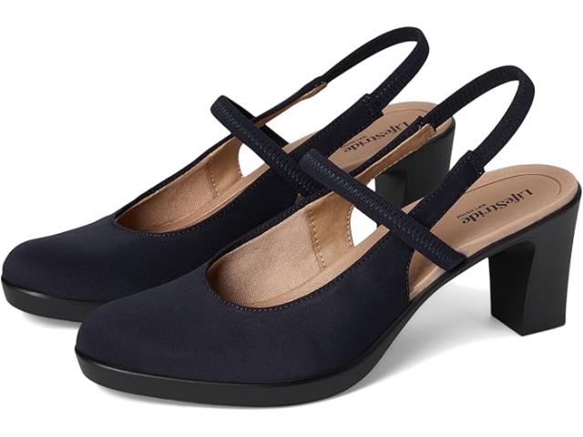 (取寄) ライフストライド レディース エボーク スリングバック シューズ LifeStride women Evoke Slingback Shoes Lux Navy