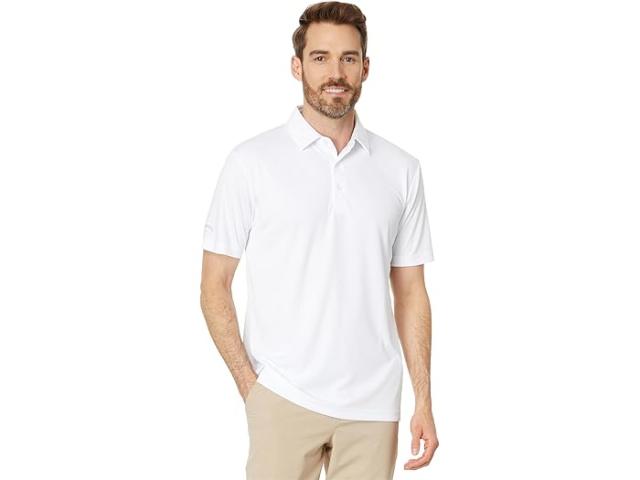 (取寄) キャロウェイ メンズ トーナメント ショート スリーブ ポロ Callaway men Tournament Short Sleeve Polo Bright White