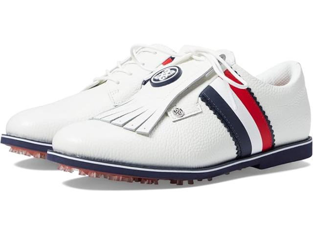 (取寄) ジーフォア レディース キルティー ギャリバン ゴルフ シューズ GFORE women GFORE Kiltie Gallivanter Golf Shoes Snowの通販は