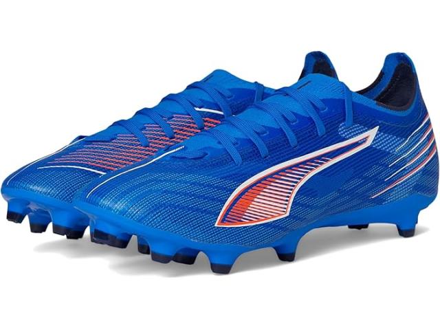 (取寄) プーマ メンズ ウルトラ 6 マッチ アーティフィシャル グランド サッカー クリーツ PUMA men Ultra 6 Match Firm, Artificial Ground Soccer Cleats Ultra Blue/White/Glowing Red