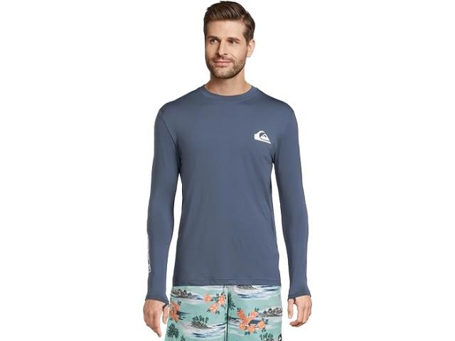 (取寄) クイックシルバー メンズ エブリデイ サーフ ティー ロング スリーブ サーフ ティー Quiksilver men Everyday Surf Tee Long Sleeve Surf Tee Navy