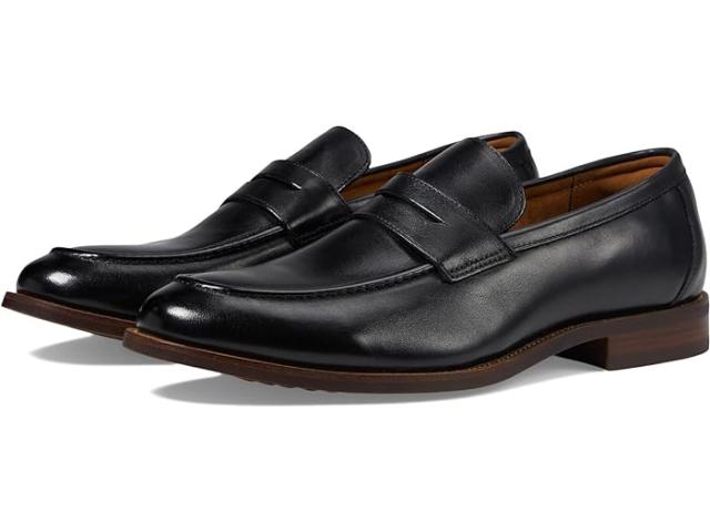 (取寄) フローシャイム メンズ ルッチ モック トゥ ペニー ローファー Florsheim men Florsheim Rucci Moc Toe Penny Loafer Black