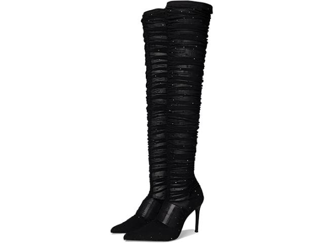 (取寄) スティーブマデン レディース  Steve Madden women Rashida Black Mesh