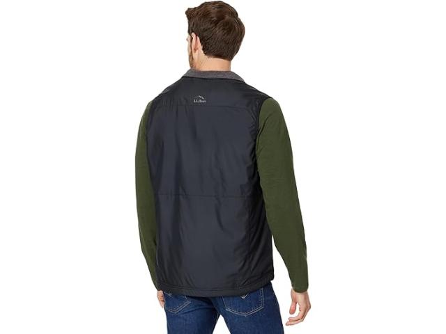 (取寄) エルエルビーン メンズ パフォーマンス フリースラインド ウィンドブレーカー ベスト L.L.Bean men L.L.Bean Performance Fleece-Lined Windbreaker Vest Midnight Blackの通販は