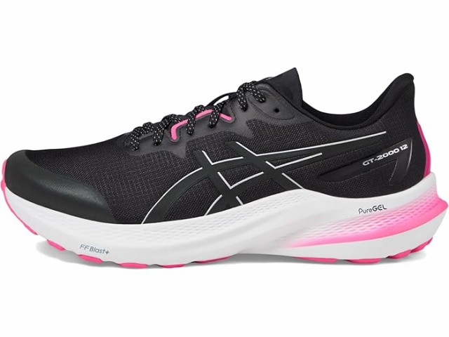 (取寄) アシックス レディース GT-2000 12 ライト-ショー ASICS women GT-2000 12 Lite-Show Black/Pure Silverの通販は