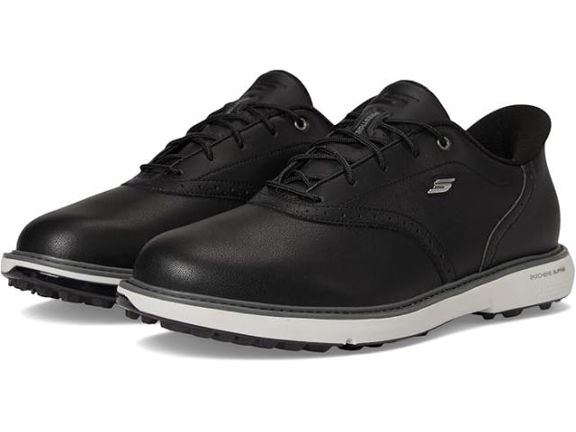 (取寄) スケッチャーズ ゴルフ メンズ プレステージ スリップ-イン アーチフィット スパイクレス ゴルフ シューズ Skechers GO GOLF men Prestige Slip-In ArchFit Spikeless Golf Shoe Black