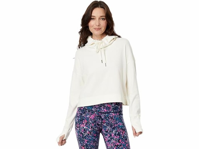 (取寄) スウェッティ ベティ レディース エスケープ ラグゼ フリース クロップ ブーディ Sweaty Betty women Sweaty Betty Escape Luxe Fleece Crop Hoodie Lily Whiteの通販は
