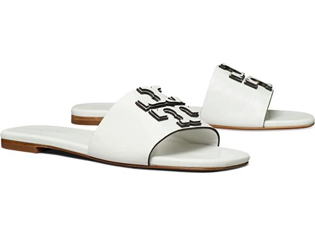 (取寄) トリーバーチ レディース アイネス フラッツ スライド Tory Burch women Tory Burch Ines Flat Slide Gardeniaの通販は 44,568円