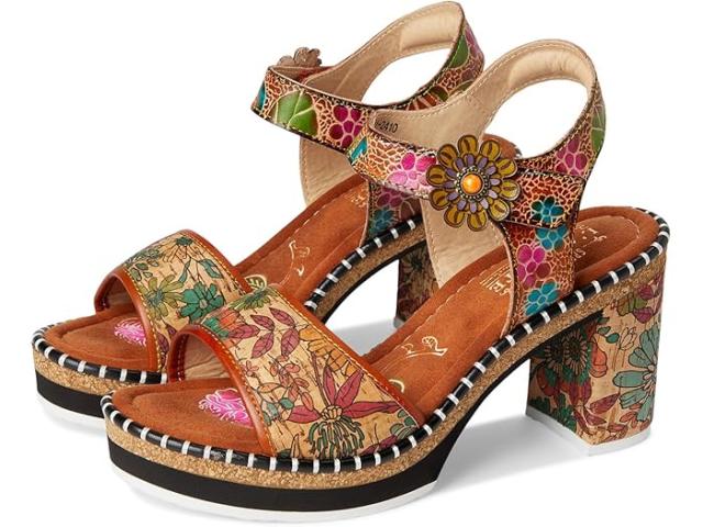 (取寄) ラルティストバイスプリングステップ レディース カリスマ L'Artiste by Spring Step women Charisma Brown Multi